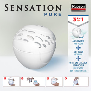Pack de 2 - Rubson - Recharge Sensation 3En1 Aroma Relax Lavande Lot De 2 Recharges