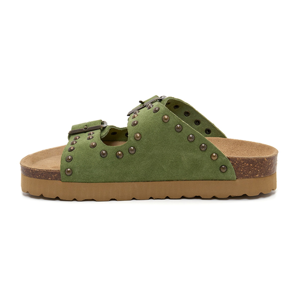 SANDALO CON ZEPPA BILLOWY VERDE