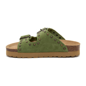 SANDALO CON ZEPPA BILLOWY VERDE