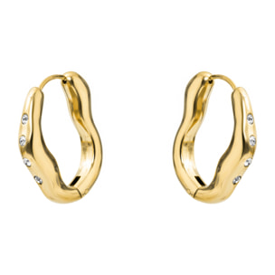 Pendientes Imsil acabado oro amarillo 18k