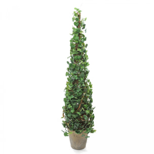 Edera Cono. Altezza 138 Cm - Pezzi 1 - 30X138X30cm - Colore: Verde - Bianchi Dino - Piante Artificiali