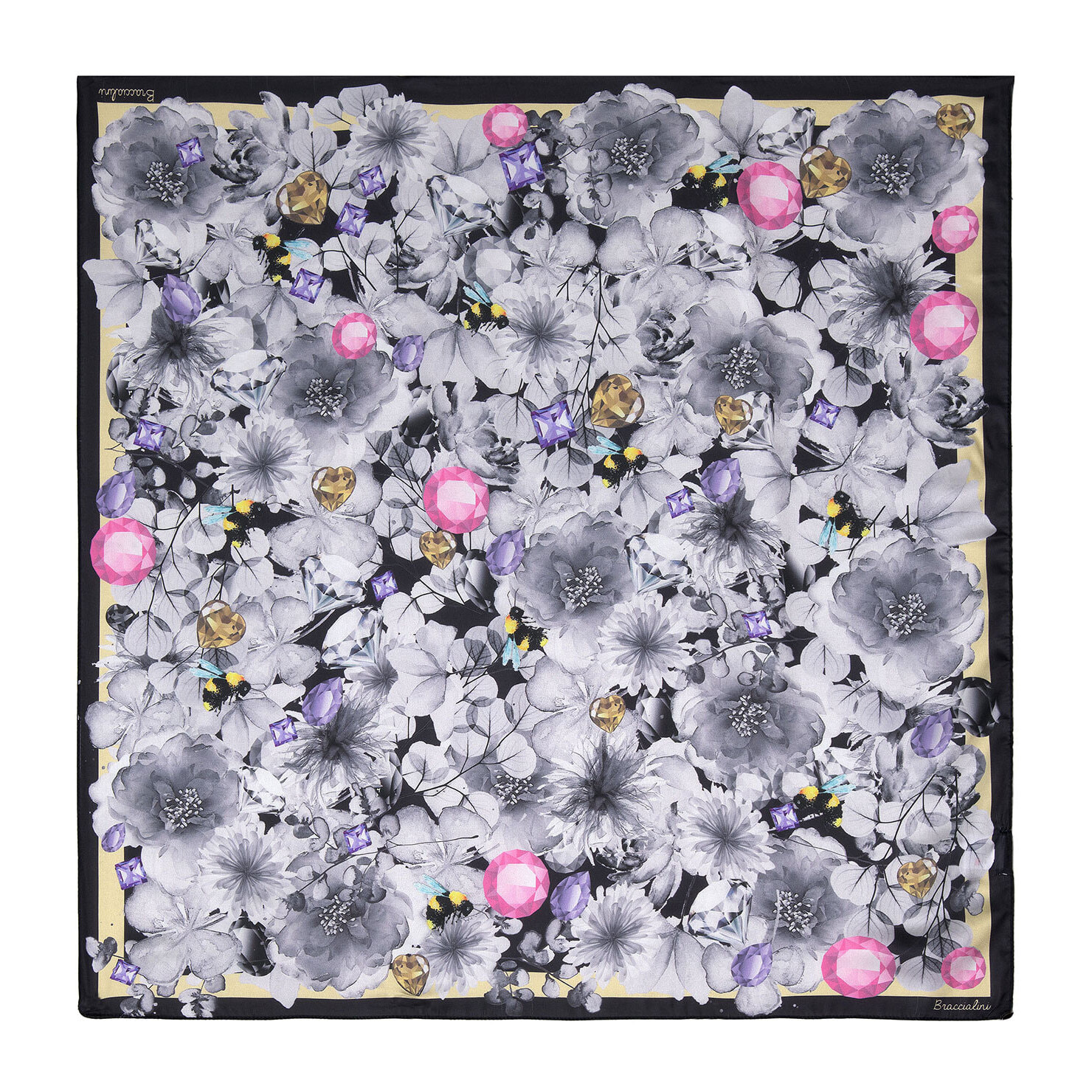 Foulard da donna Textile Polyester 0x90x90 cm