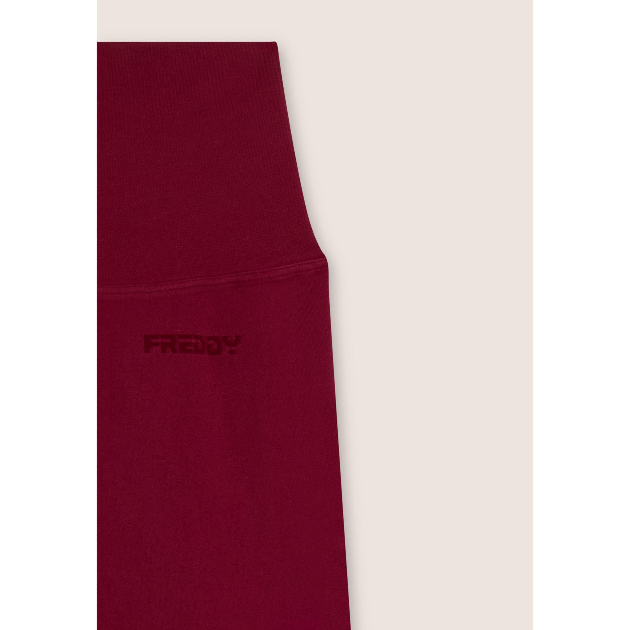 Leggings sportivi seamless a zampa con vita altissima