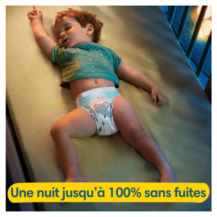 96 Couches Baby-Dry Taille 4, 9kg - 14kg, Pampers
