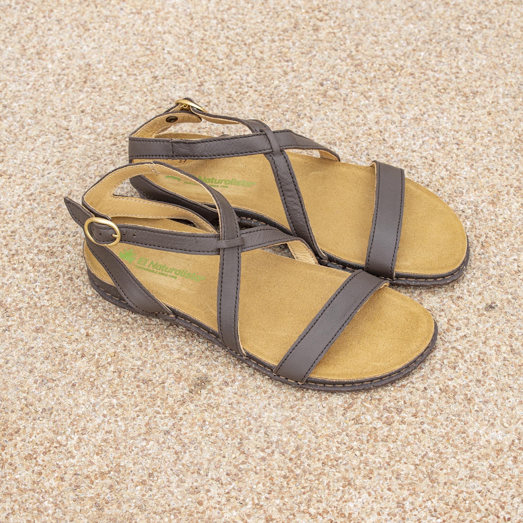 Sandalias N5802 SOFT NAPPA CREAM/PANGLAO color Cream