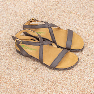 Sandalias N5802 SOFT NAPPA CREAM/PANGLAO color Cream