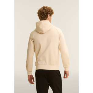 Tuta uomo in cotone Interlock con cappuccio e zip