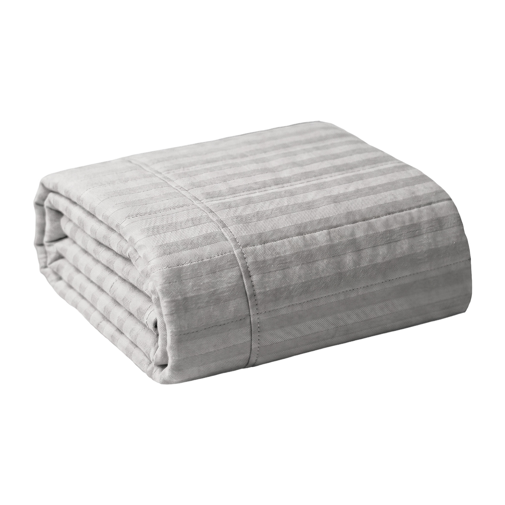 TRAPUNTINO ESTIVO 100gr SATIN STRIPES, Raso di Poliestere, Made in Italy - GRIGIO CHIARO