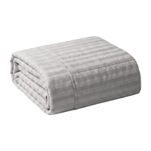 TRAPUNTINO ESTIVO 100gr SATIN STRIPES, Raso di Poliestere, Made in Italy - GRIGIO CHIARO