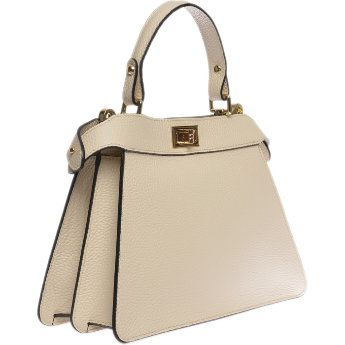 Borsa a mano Anna Luchini Beige