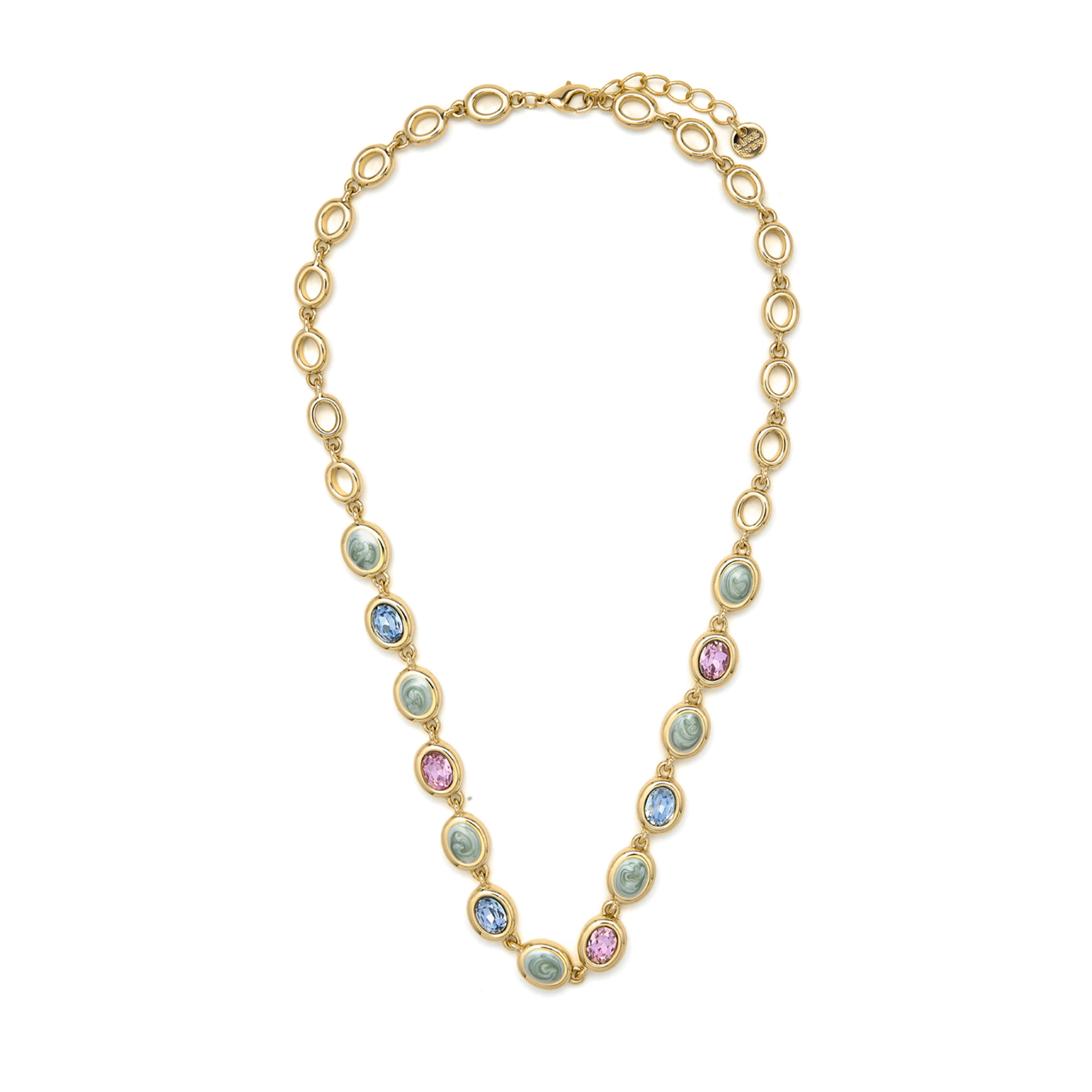 Collar Asbi acabado oro amarillo 18k