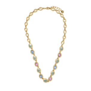 Collar Asbi acabado oro amarillo 18k