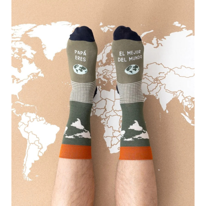 Calcetines "El mejor padre del planeta" talla 42-46