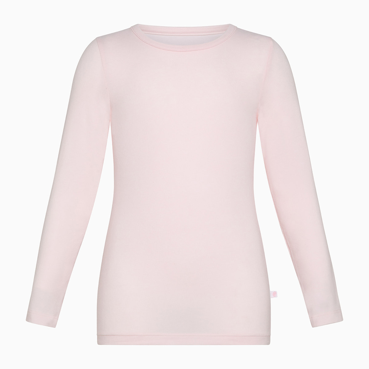 Maglia girocollo a maniche lunghe bimba in caldo cotone  organico