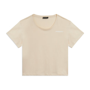 T-shirt Manica Corta Cropped con piccolo Logo FREDDY