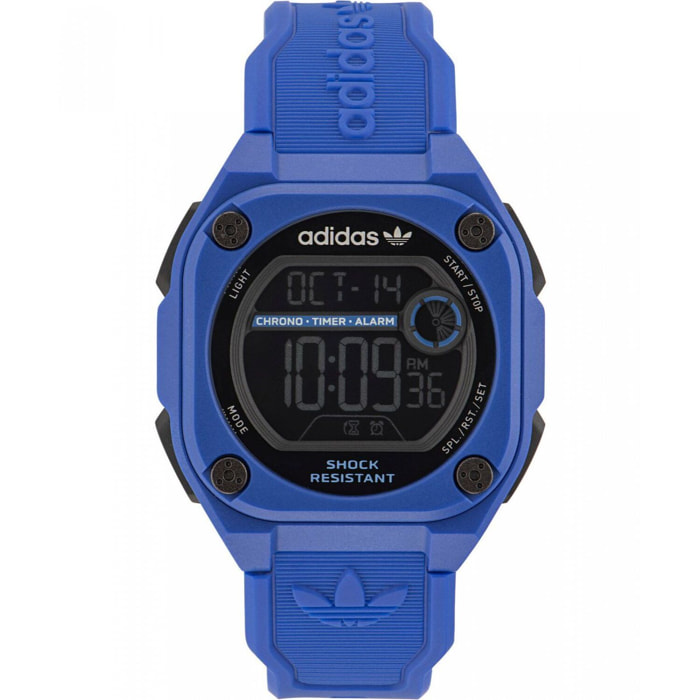 Reloj Adidas AOST23061 Unisex Digital Cuarzo con Correa de Silicona