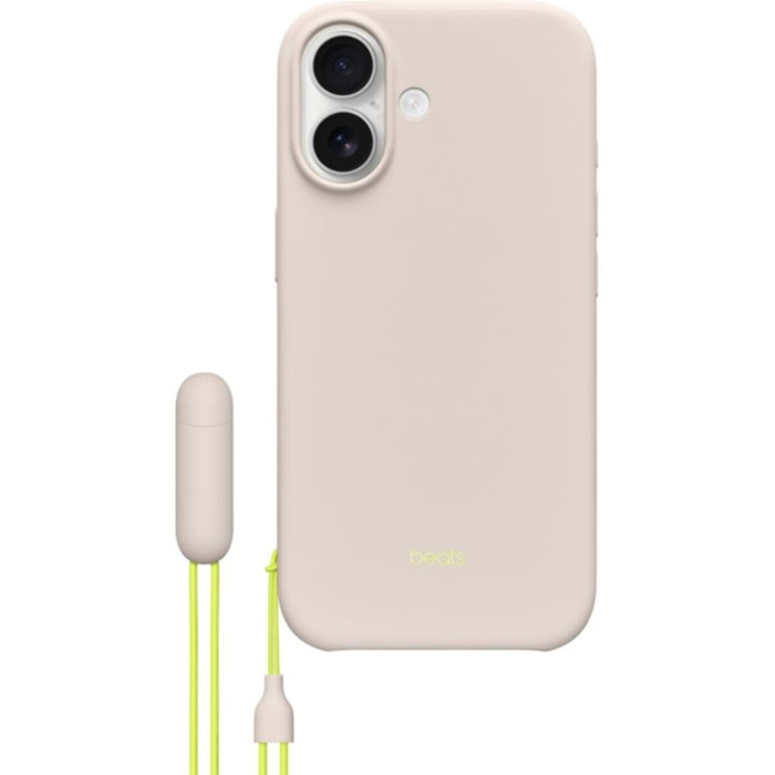 Coque BEATS iPhone 17 Magsafe stand Gris gypse