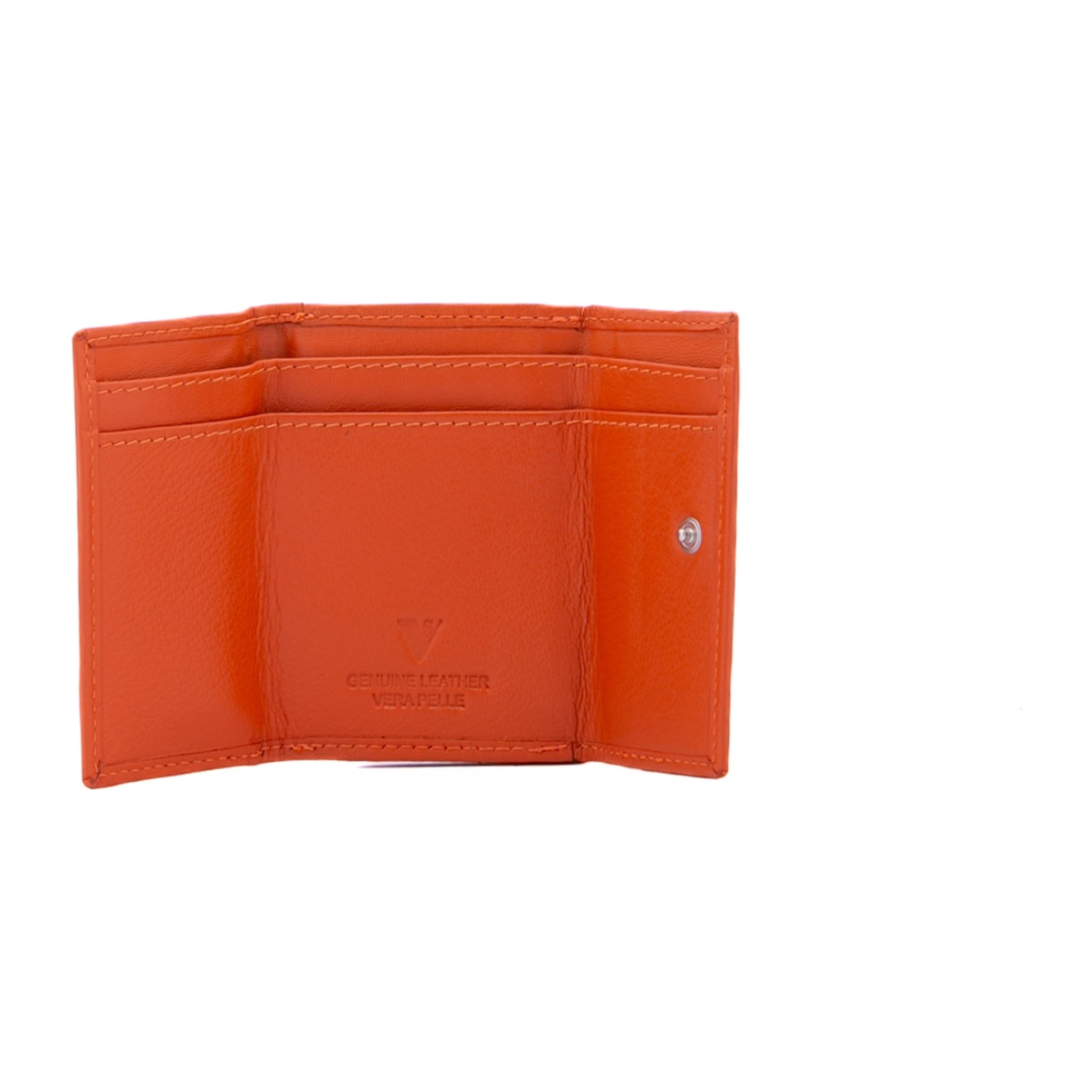 Portafoglio donna - Modello False - Ecopelle e poliestere - 10.0 x 7.5 x 2.0 cm