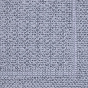 Tapis de bain pur coton 1700 g/m² uni gris Antica givre