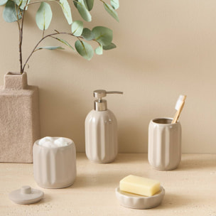 Distributeur de savon Colorama en céramique 450ml beige