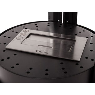 Poêle à éthanol 3kW en acier noir