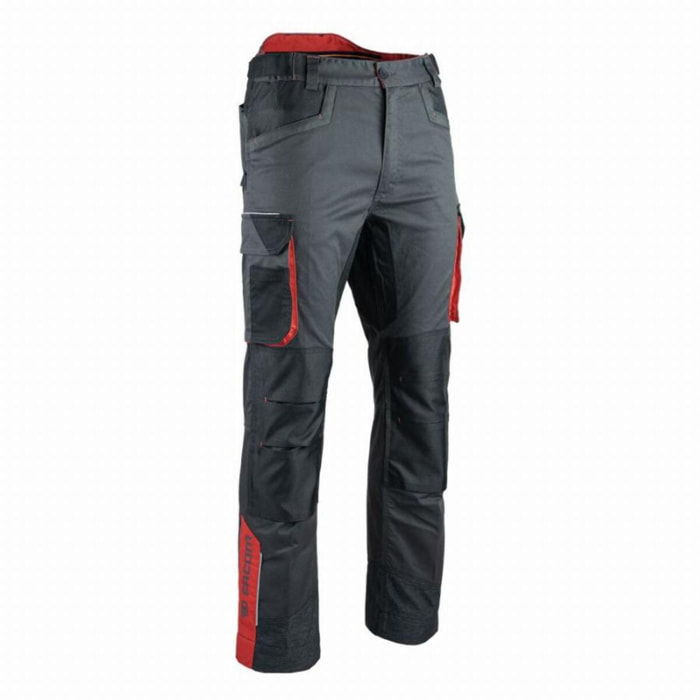 Pantalon stretch FACOM Strap Noir/Gris/Rouge Taille 38 - FXWW1011E-38