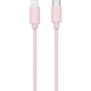 Câble Lightning ESSENTIELB 1M vers lightning Rose