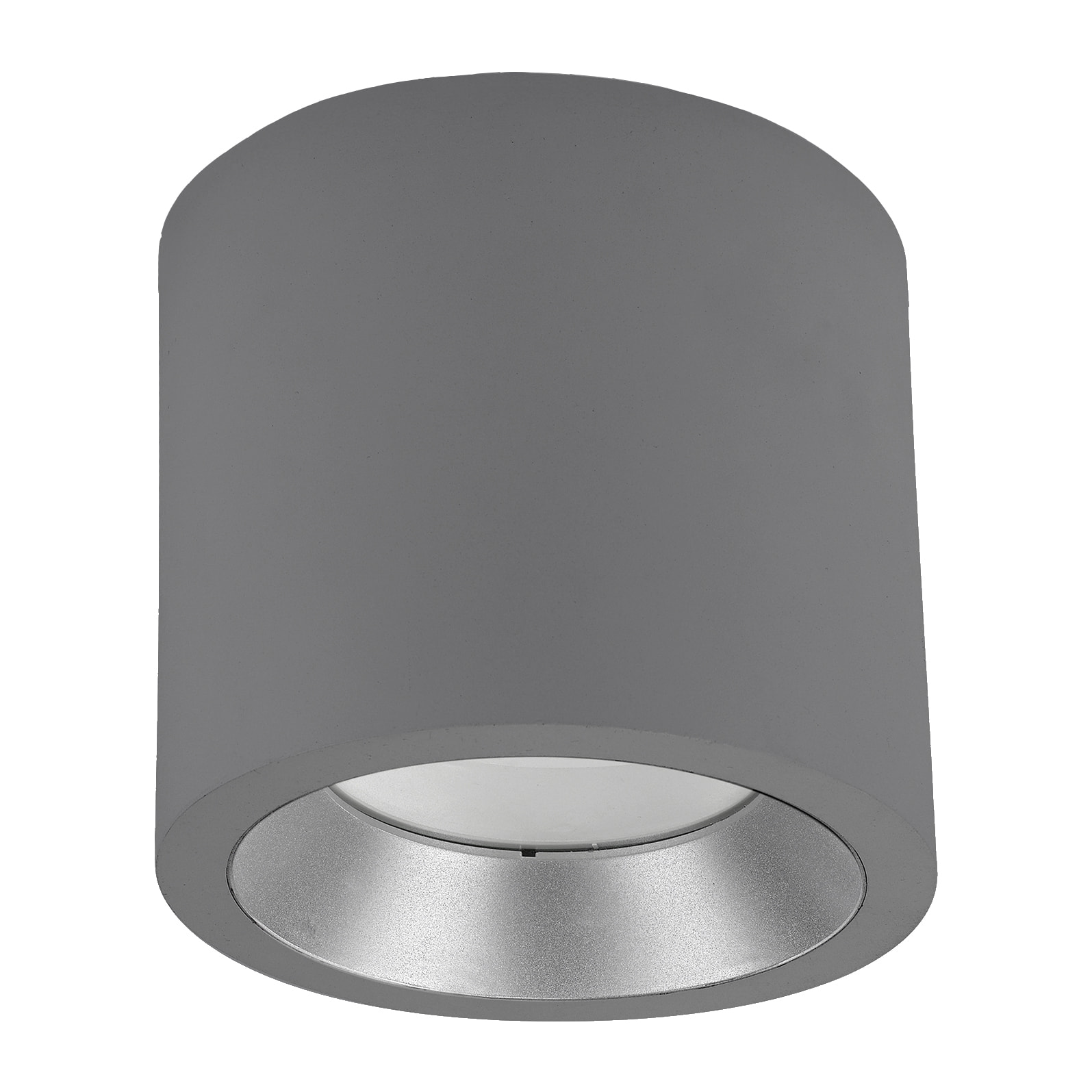 LEDS C4 Plafón IP66 Cosmos LED ø126mm LED 17.6 Blanco cálido - 3000K ON-OFF Gris 1118lm