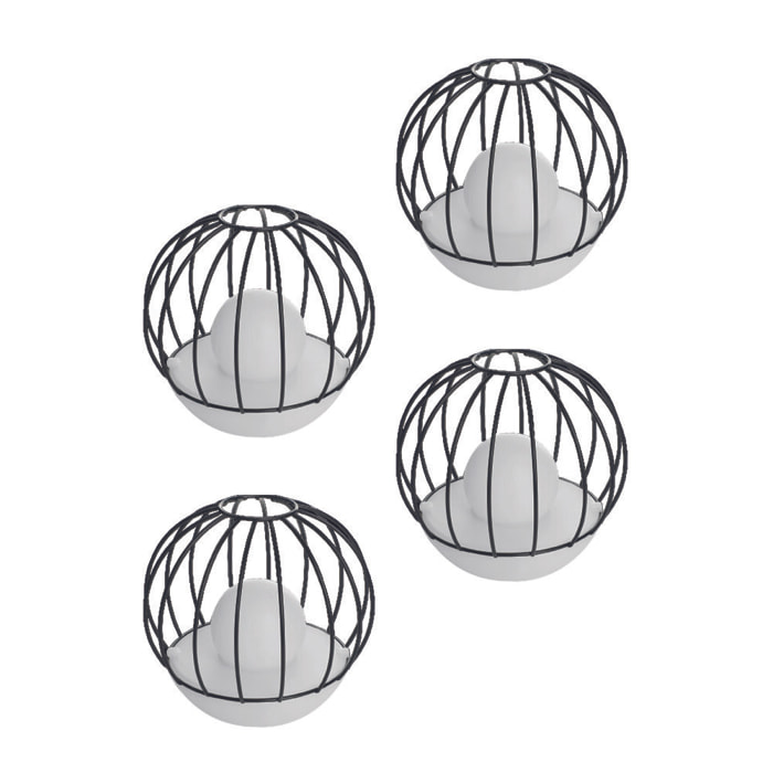 EZIlight® Solar deco ball - Pack de 4 lampes