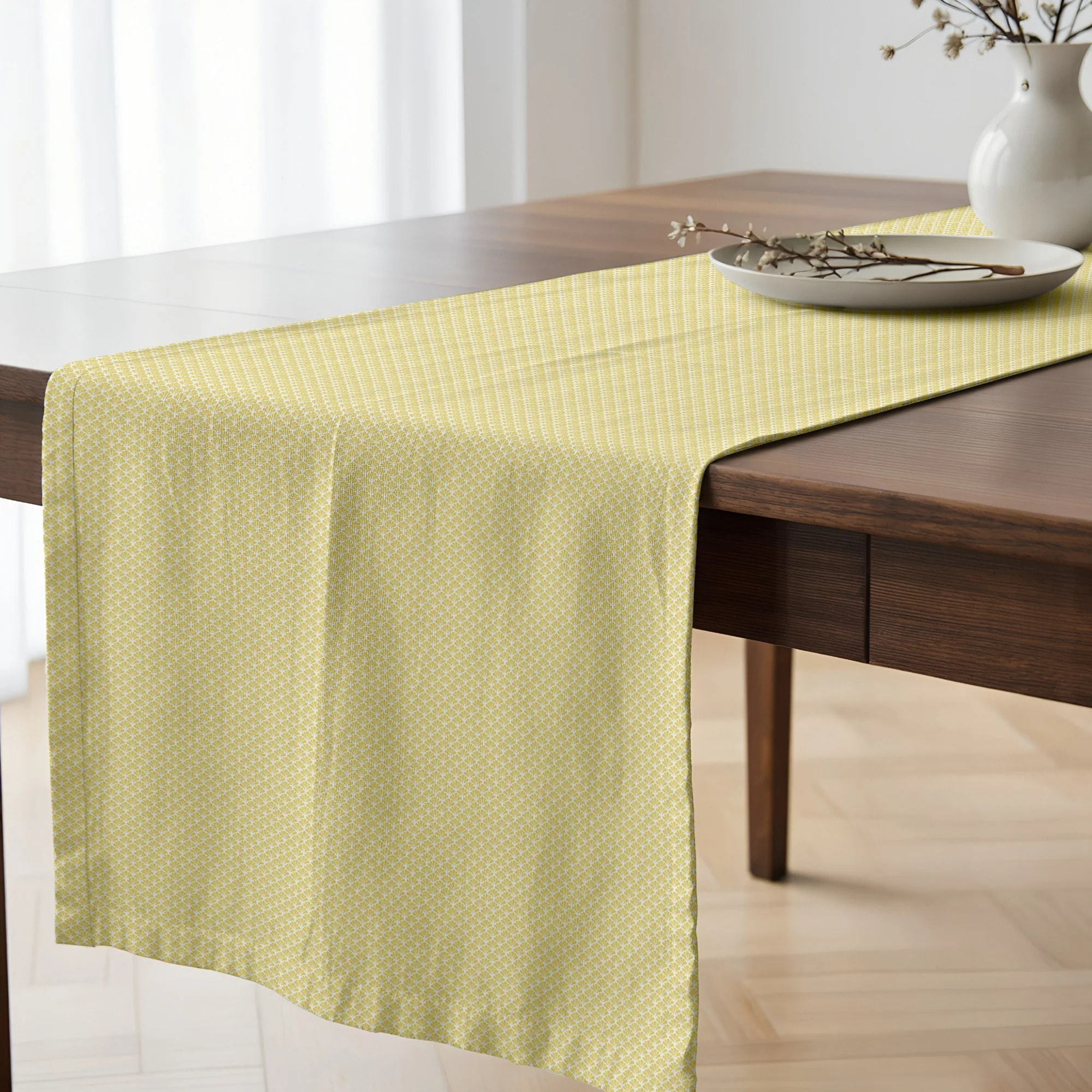 Chemin de table 100 % coton Adelina 125 5 50x150 cm