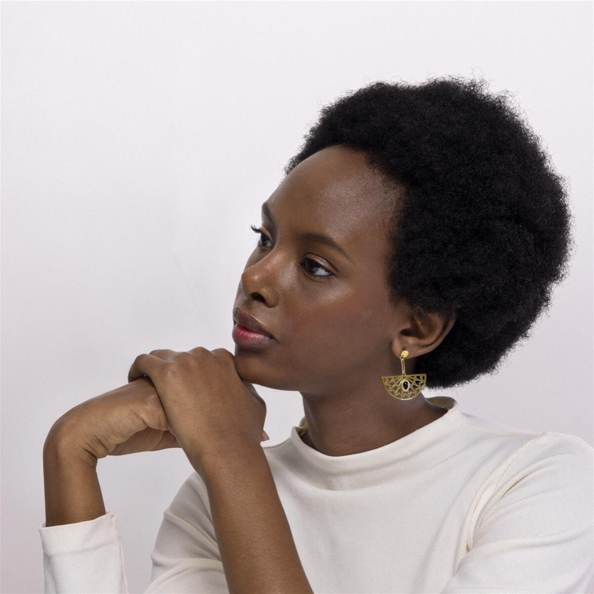 Pendientes Lux by Lux acabados oro 18k