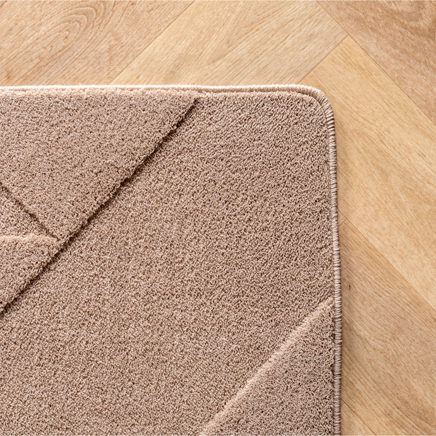 LENNY - Tapis de salon beige au design moderne
