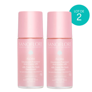 48H Flora - Déodorant Roll-On Bio 2x50 ml