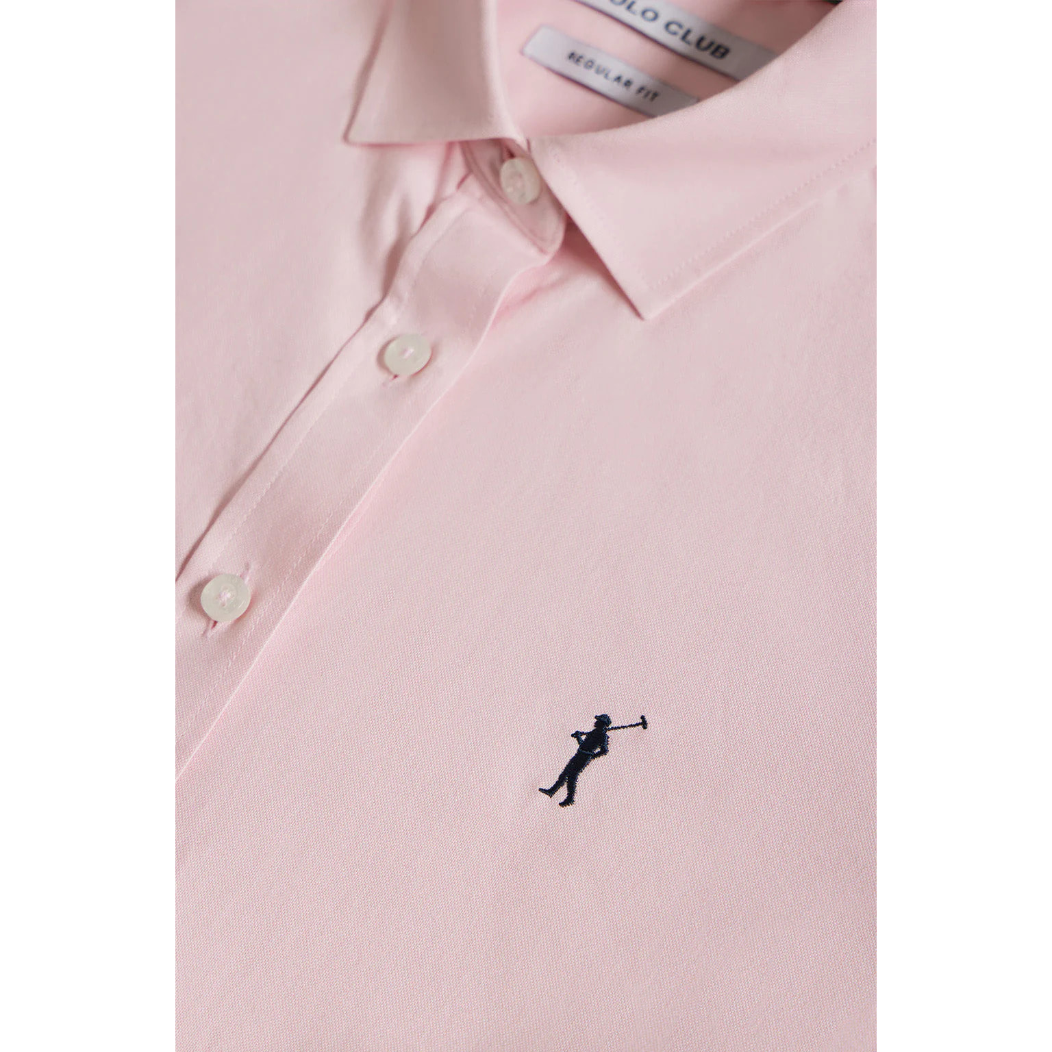 Camicia Oxford Regular fit rosa con logo Rigby Go