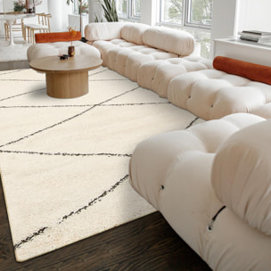 Tapis berbère tissé motifs ethno-chic NIVU