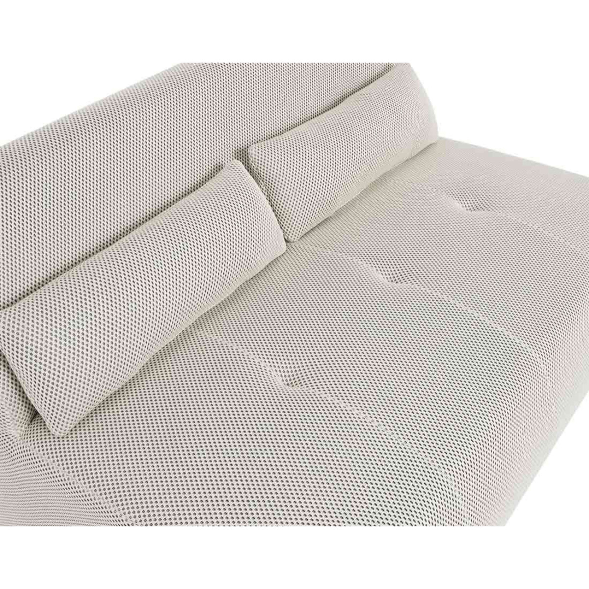 Onyx - canapé droit 2 places - en tissu mailles 3D - Beige