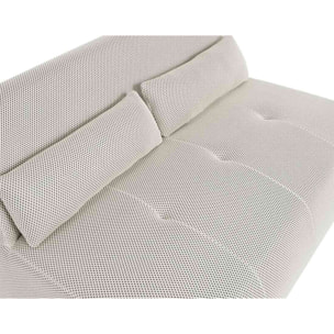 Onyx - canapé droit 2 places - en tissu mailles 3D - Beige