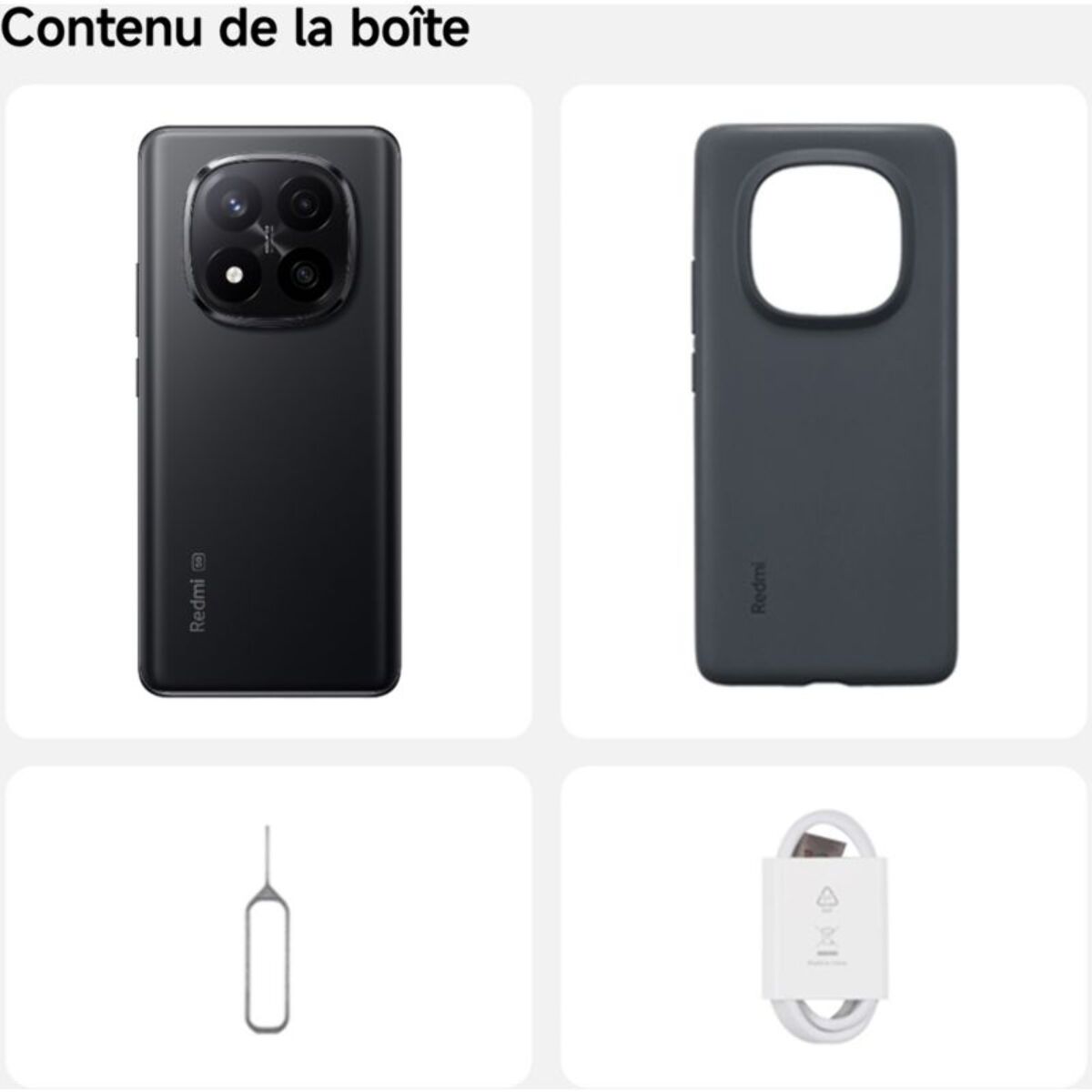 Smartphone XIAOMI Redmi Note 14 Pro+ Noir 512Go 5G