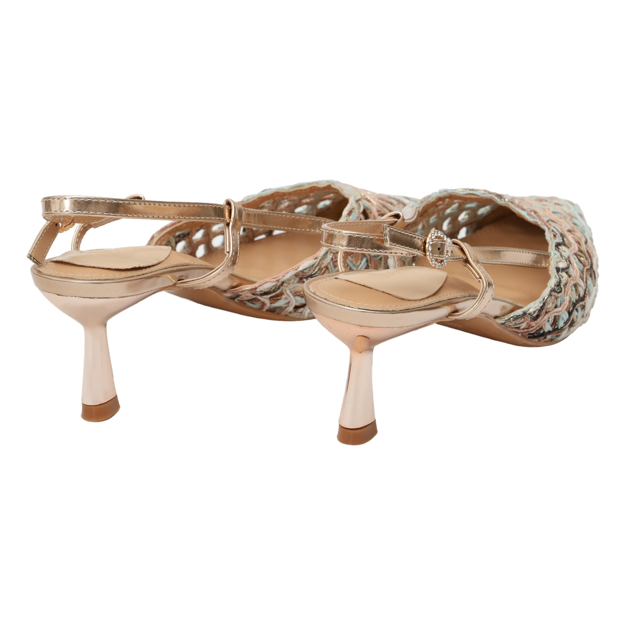 Decolletè cinturino regolabile - tacco 7,0 cm