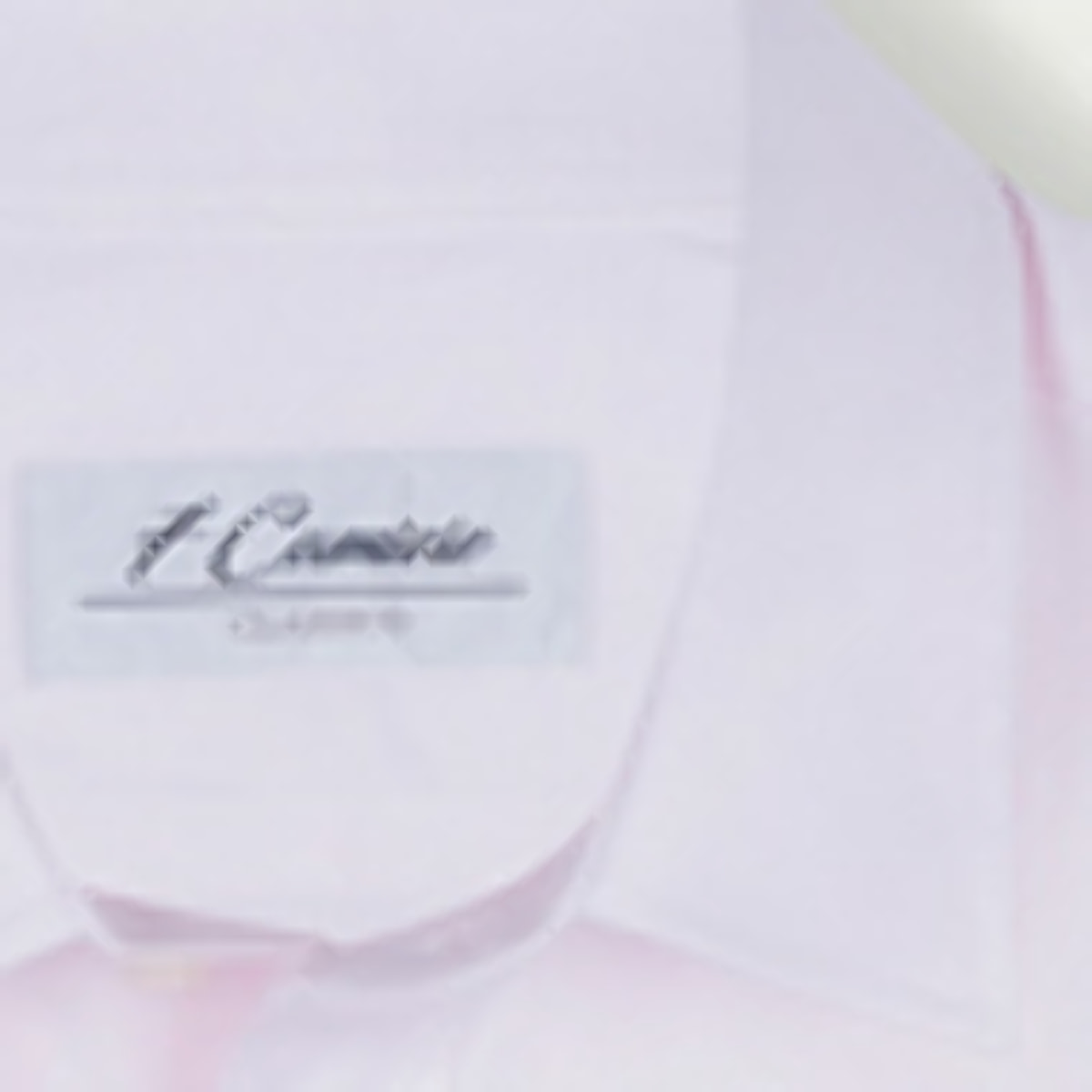 Camicia Uomo 1 Bottone Italiano Slim Twill Unito Rosa