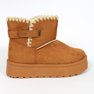 STIVALETTO MAMMUT BORDO LANA CHOCOLA' CAMEL