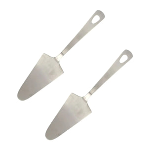 Ensemble de 2 Pelles à tarte inox 25 cm Fackelmann