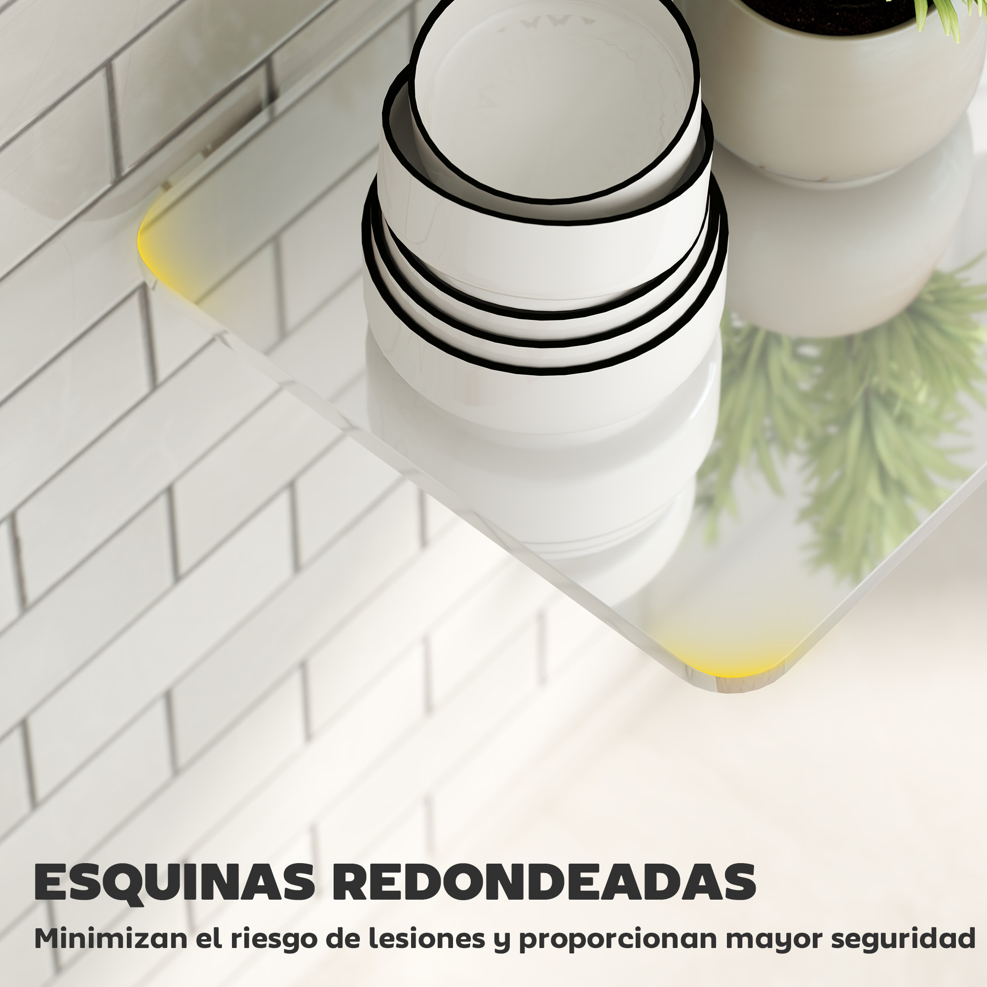 Juego de 2 Mesas Plegables de Pared Escritorios Flotantes para Espacios Pequeños Mesas Abatibles para Cocina Comedor Estudio Dormitorio y Salón Blanco Brillo