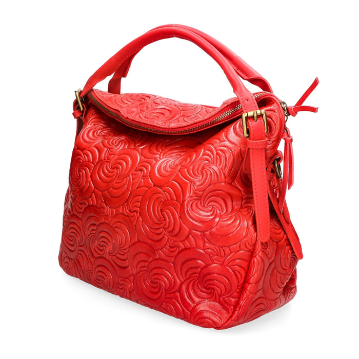 Borsa a mano da donna - Modello Devis - Vera pelle - 41.0 x 39.0 x 15.0 cm