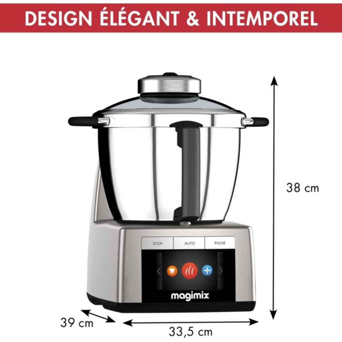 Robot cuiseur MAGIMIX Cook Expert Chrome Mat 18900