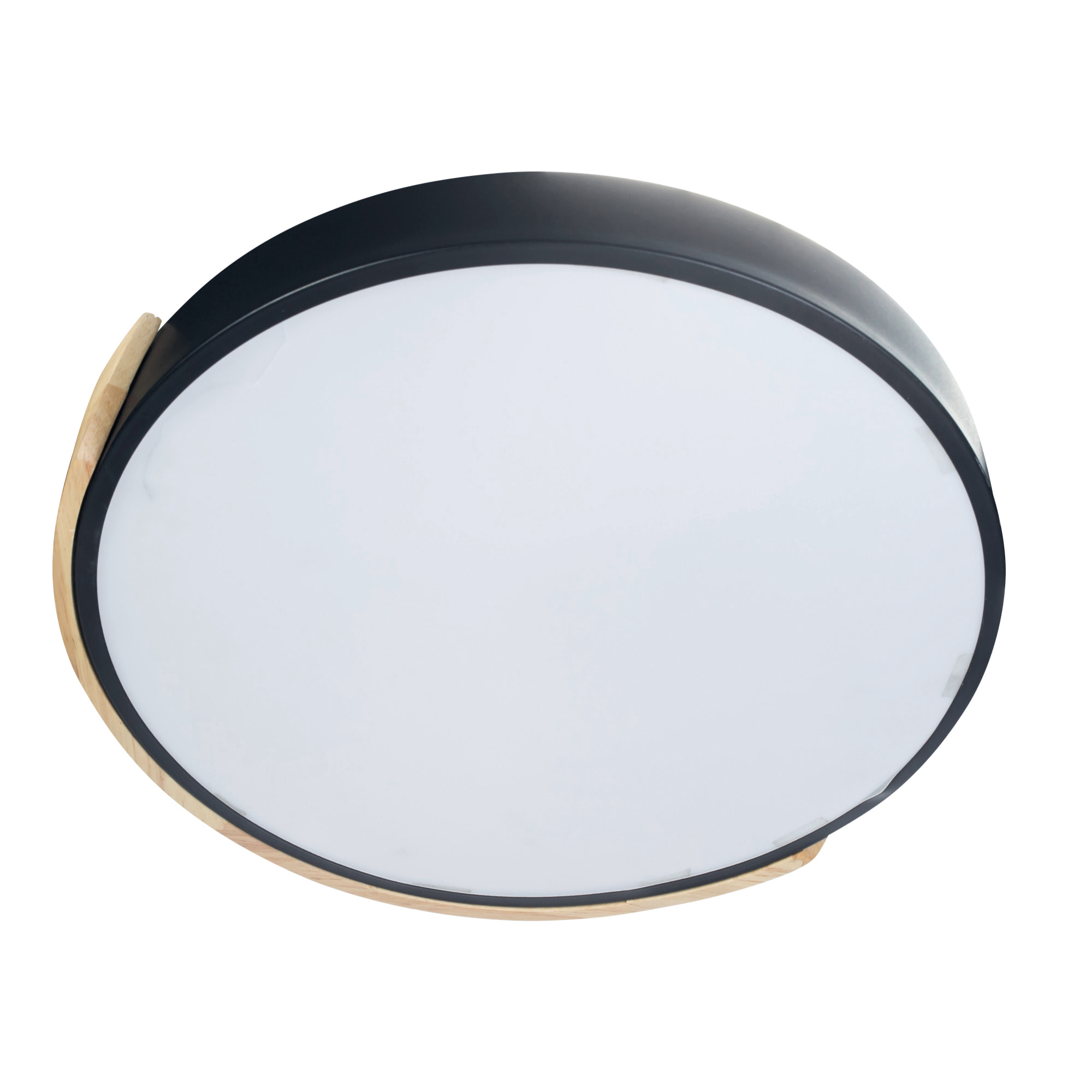 Forlight Plafón de techo Pinta de Aluminio y Madera IP20 19W LED 4000K 40cm