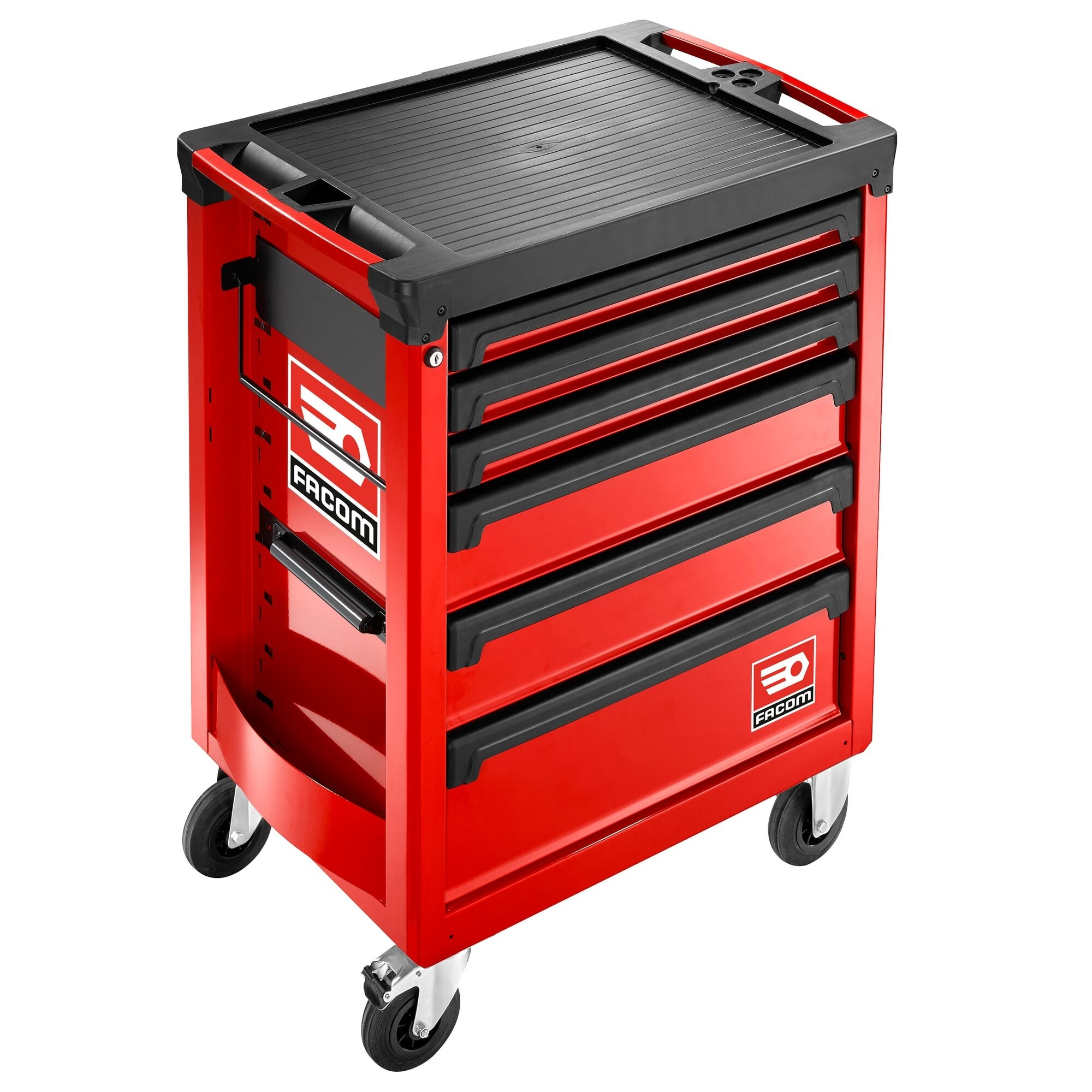 FACOM Servante d'atelier métal 6 Tiroirs Rouge ROLL.6M3APF