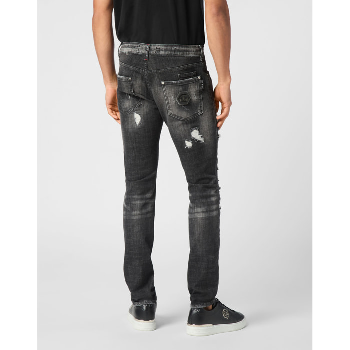 PHILIPP PLEIN Jeans Straight Cut HEXAGON