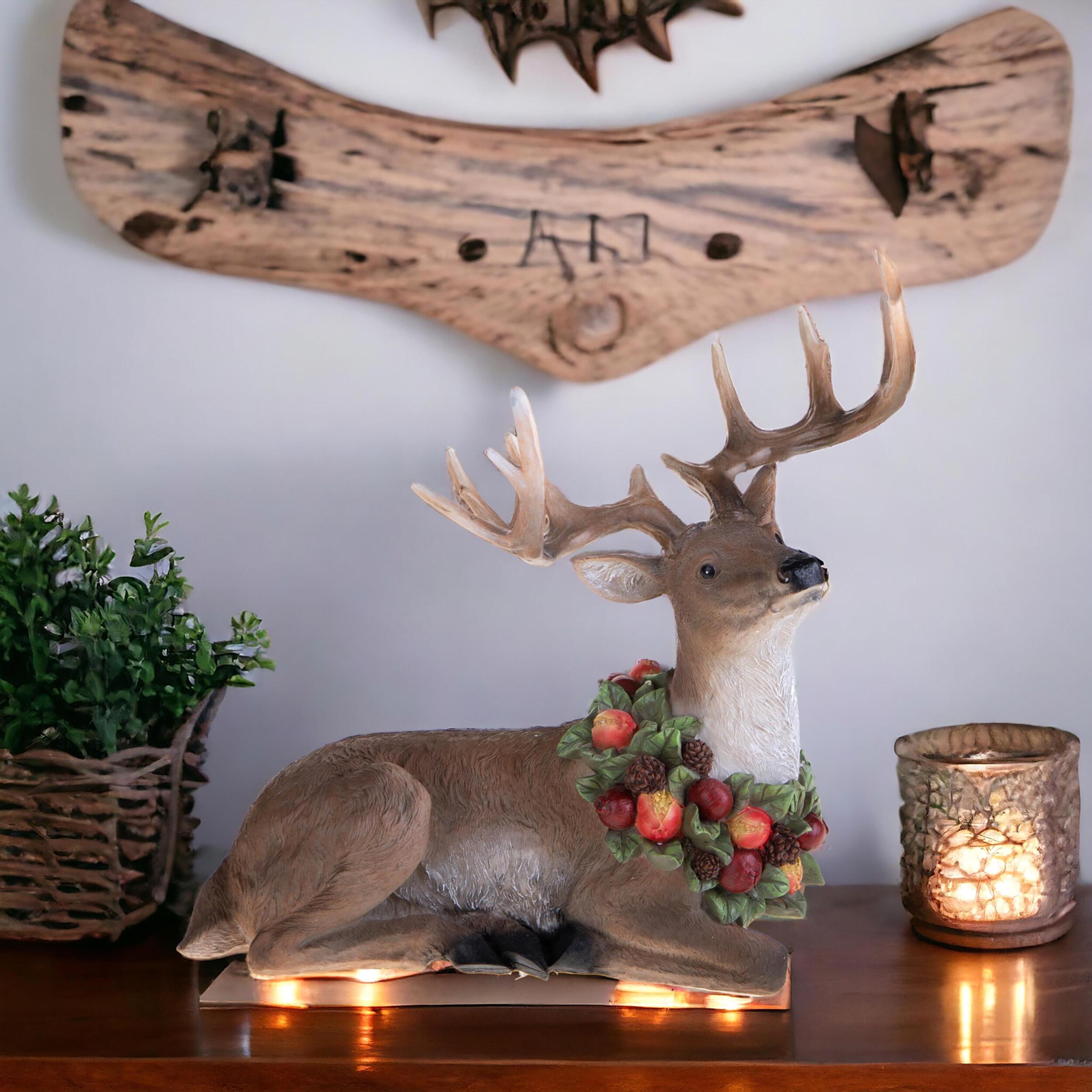 Renna - Pezzi 1 - 35,5xH35,5x21,5cm - Bianchi Dino SpA