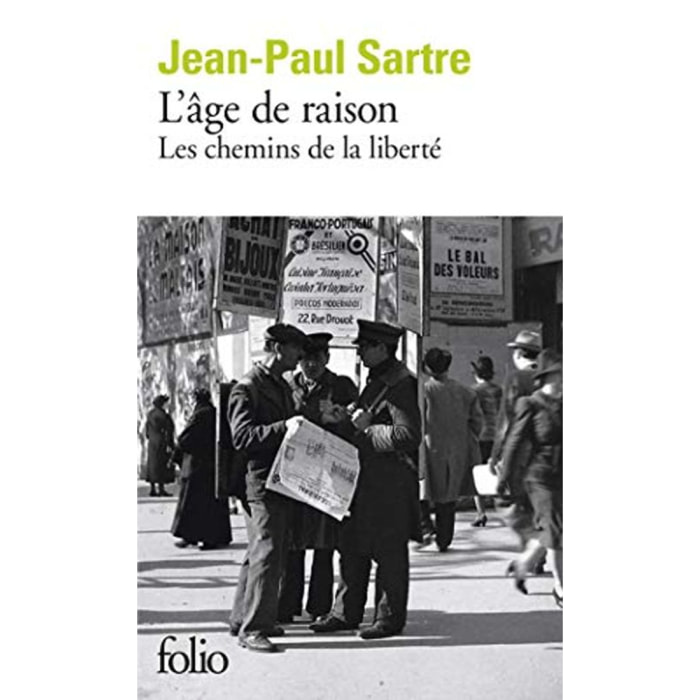 Sartre, Jean-Paul | L'âge de raison - Les chemins de la liberté, tome 1 | Livre d'occasion